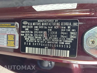 2020 Kia Sorento LX V6 – miniatura 15