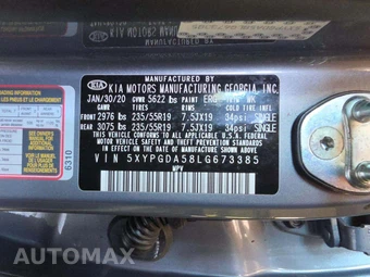 2020 Kia Sorento S V6 - miniatura 5