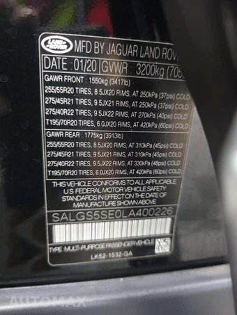 2020 Land Rover Range Rover HSE LWB – miniatura 5