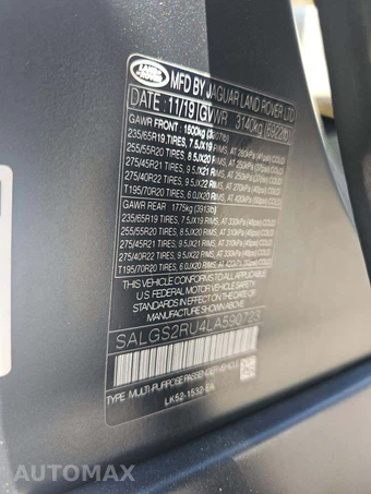 2020 Land Rover Range Rover HSE - miniatura 2