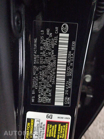 2020 Lexus ES 350 F SPORT - miniatura 14