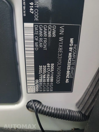 2020 Mercedes-Benz Sprinter 3500XD Cab Chassis DRW 170.0" WB - miniatura 15
