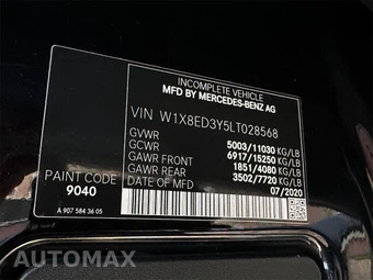 2020 Mercedes-Benz Sprinter 3500XD Cargo Van DRW High Roof 170.0" WB - miniatura 31