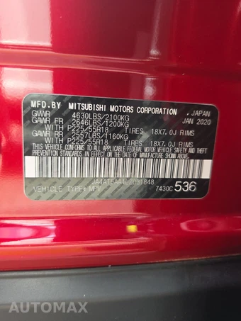 2020 Mitsubishi Eclipse Cross SE – miniatura 14