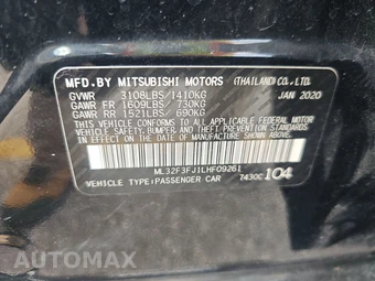 2020 Mitsubishi Mirage G4 ES - miniatura 14