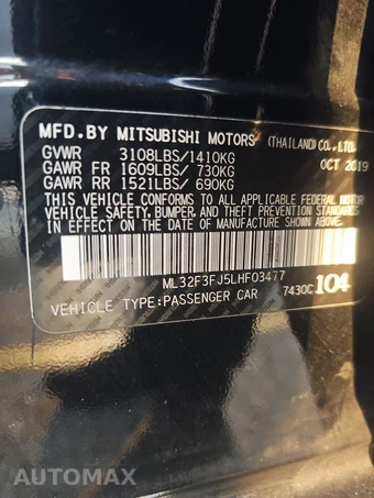 2020 Mitsubishi Mirage G4 ES – miniatura 14