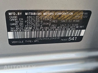 2020 Mitsubishi Outlander LE - miniatura 16