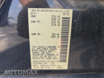2020 Nissan Altima Platinum – miniatura 14