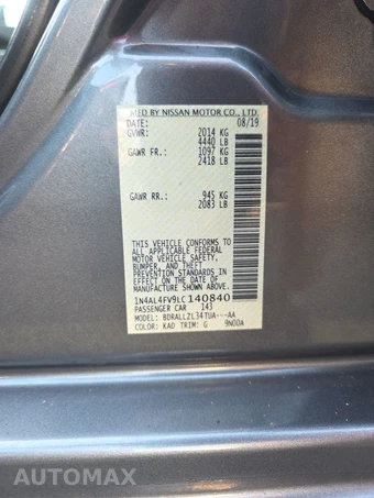 2020 Nissan Altima Platinum – miniatura 14