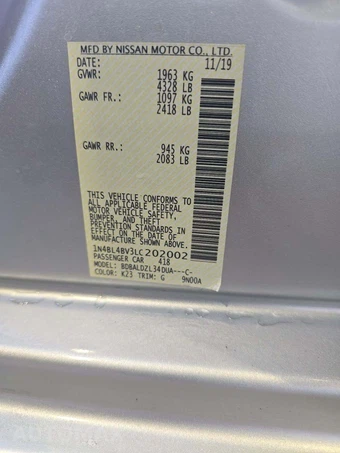 2020 Nissan Altima S – miniatura 5