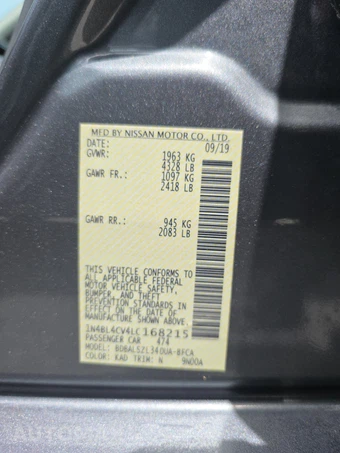 2020 Nissan Altima SR - miniatura 14