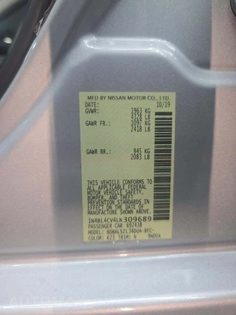 2020 Nissan Altima SR – miniatura 2