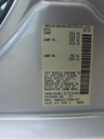 2020 Nissan Altima SR – miniatura 14