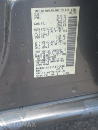 2020 Nissan Frontier PRO-4X Crew Cab Medium Bed – miniatura 14