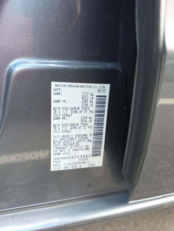 2020 Nissan Frontier SV Crew Cab Medium Bed – miniatura 5