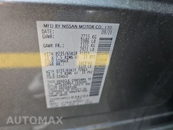 2020 Nissan Pathfinder S – miniatura 14