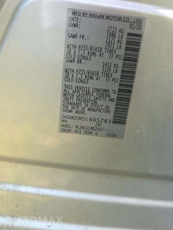 2020 Nissan Pathfinder SL – miniatura 5