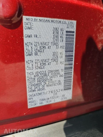 2020 Nissan Rogue SV - miniatura 14