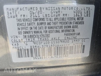 2020 Nissan Sentra SV – miniatura 15