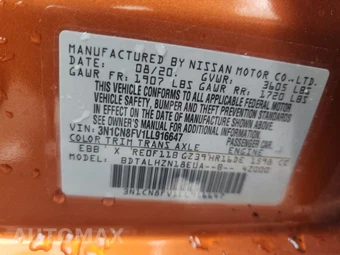 2020 Nissan Versa SR – miniatura 14