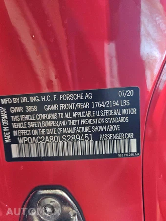 2020 Porsche 718 Cayman GT4 – miniatura 5