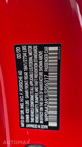 2020 Porsche 911 Carrera - miniatura 82