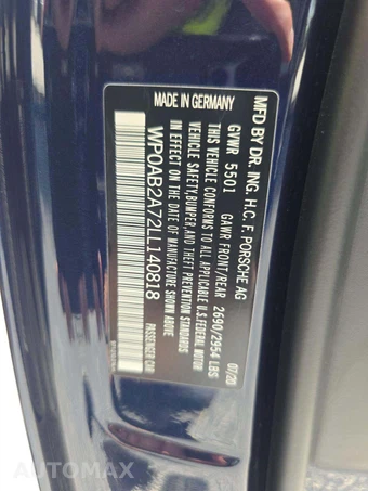 2020 Porsche Panamera 4S – miniatura 5