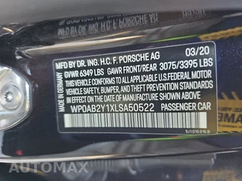 2020 Porsche Taycan 4S – miniatura 15