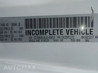2020 Ram 4500 Cab Chassis SLT Regular Cab DRW - miniatura 2