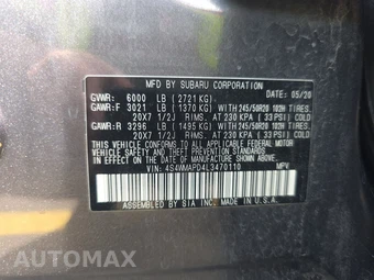 2020 Subaru Ascent Limited 7-Passenger - miniatura 15