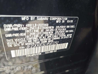 2020 Subaru Forester Limited - miniatura 5