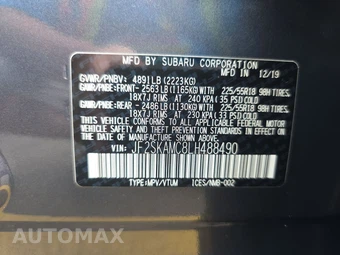 2020 Subaru Forester Sport - miniatura 14