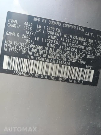 2020 Subaru Outback Limited – miniatura 17