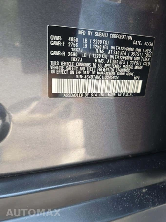 2020 Subaru Outback Limited – miniatura 5