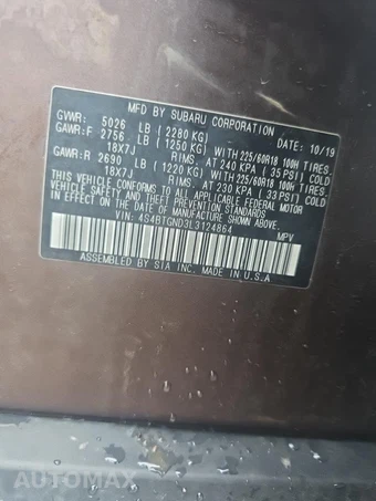 2020 Subaru Outback Limited XT – miniatura 17