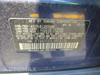2020 Subaru WRX Premium – miniatura 14