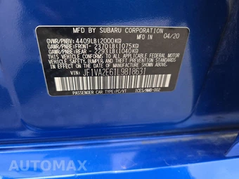 2020 Subaru WRX STi – miniatura 14