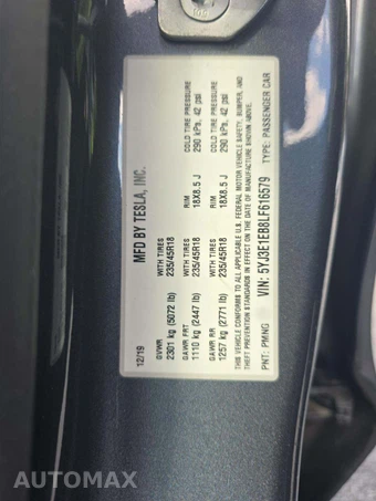 2020 Tesla Model 3 Long Range - miniatura 5