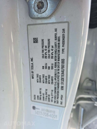 2020 Tesla Model 3 Standard Range – miniatura 5