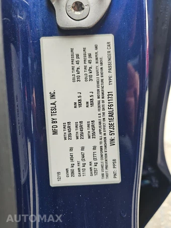 2020 Tesla Model 3 Standard Range Plus – miniatura 15