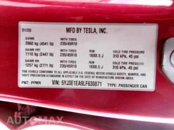 2020 Tesla Model 3 Standard Range Plus – miniatura 24