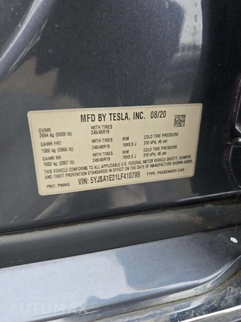 2020 Tesla Model S Long Range - miniatura 5