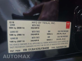 2020 Tesla Model S Long Range - miniatura 5