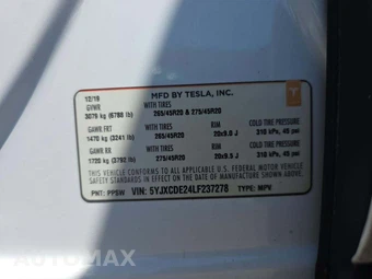 2020 Tesla Model X Long Range Plus - miniatura 2