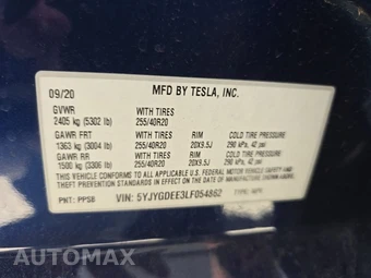 2020 Tesla Model Y Long Range - miniatura 15