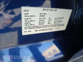 2020 Tesla Model Y Long Range - miniatura 2
