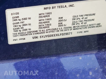 2020 Tesla Model Y Long Range – miniatura 14