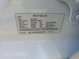 2020 Tesla Model Y Performance - miniatura 2
