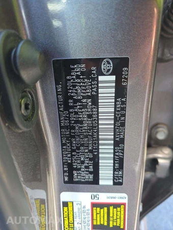 2020 Toyota Camry Hybrid LE - miniatura 2