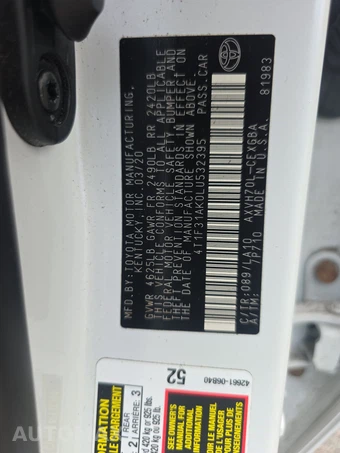 2020 Toyota Camry Hybrid XLE - miniatura 14